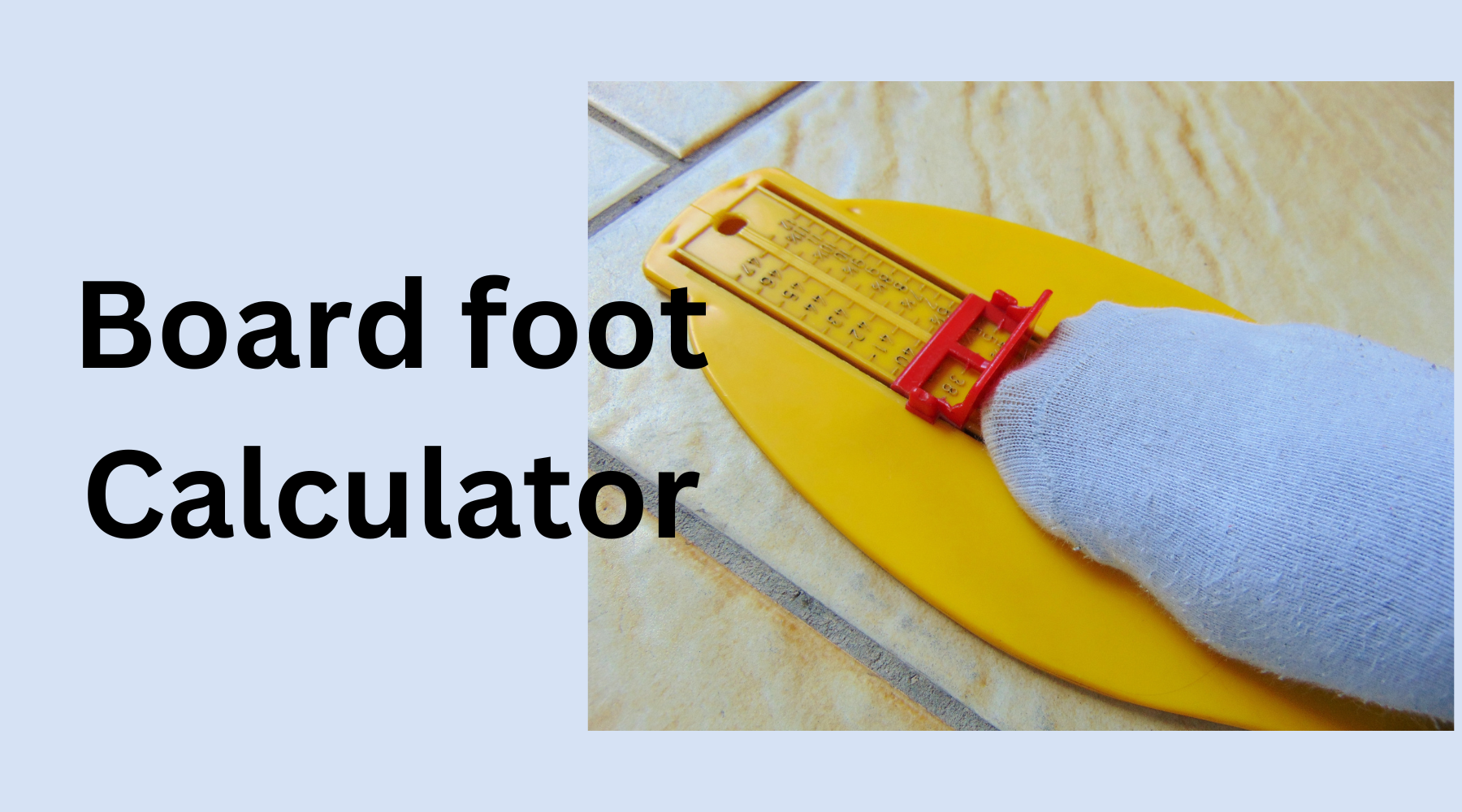 board foot calculator